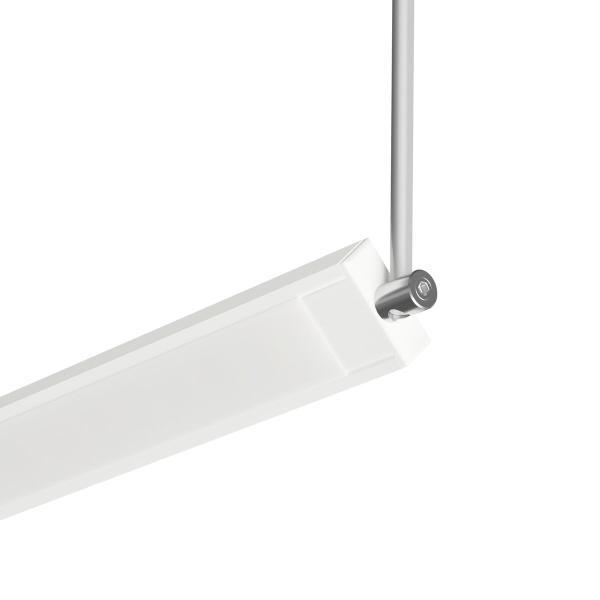 weiße Endkappe zum Schutz vor Staub, Schmutz und Feuchtigkeit